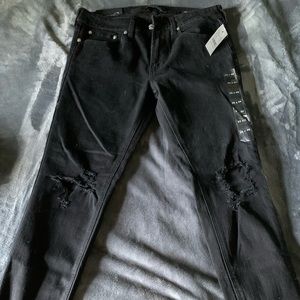 PacSun Frayed BottomTapered Jeans Skinniest Fit (retro)